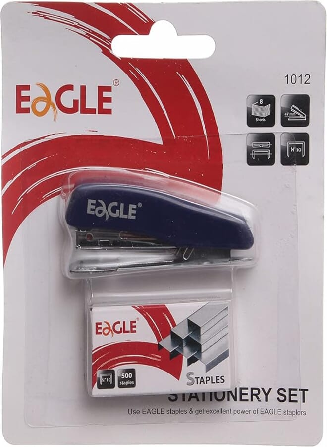 Eagle 1012 Stapler for 26/6 Staples, Blue